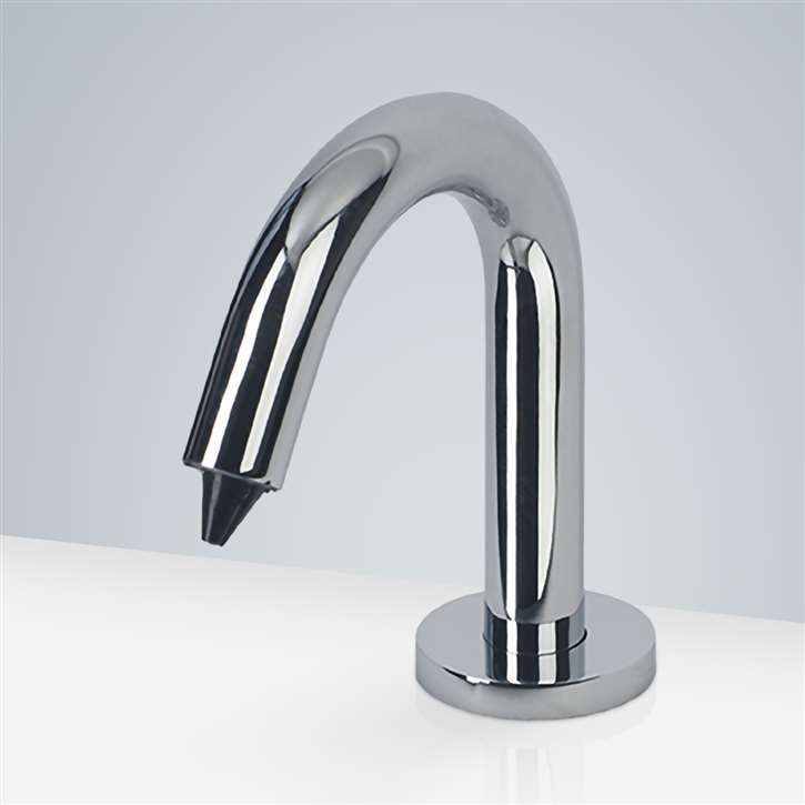 Dijon polished chrome automatic soap dispenser