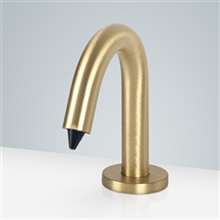 BIM Object Dijon Hand Free Deck Mount Soap Dispenser In Satin Brass Finish