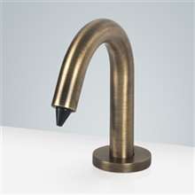 BIM Object Fontana Sensor Deck Mount Commercial Soap Dispenser In Antique Brass Finish