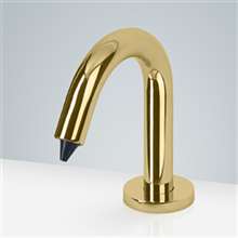 BIM Object Dijon Hand Free Deck Mount Commercial Soap Dispenser In Polished Brass Finish