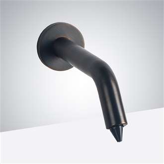 BIM Object Milan Touchless Wall Mounted Soap Dispenser Oil Rubbed Bronze Finish