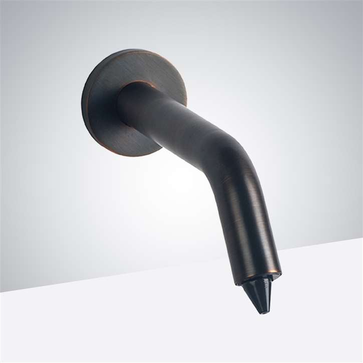 Fontana Milan Touchless Wall Mounted Soap Dispenser Oil Rubbed Bronze Finish
