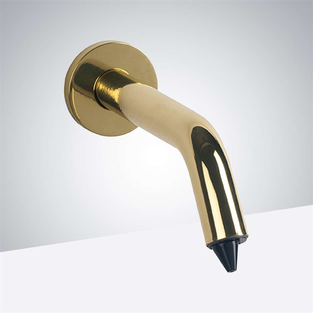 Milan Polished Brass Wall Mount Soap Dispenser