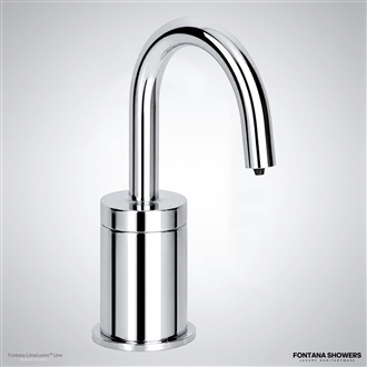 Lima Electronic 3" Rising Vessel Sink Soap Dispenser Chrome Finish