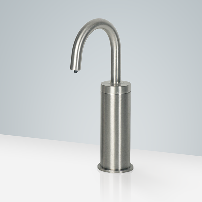 Fontana Atlanta brushed chrome automatic soap dispenser