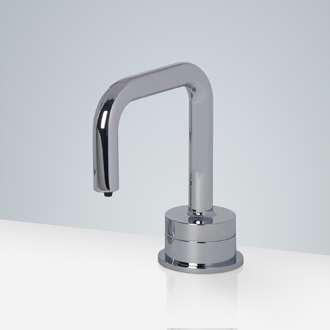 BIM Object Fontana Commercial Polished Chrome Deck Mount Automatic Touch Free Soap Dispenser