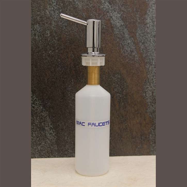 Reno Polished Chrome Manual Pump Soap Dispenser