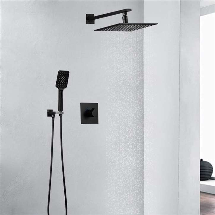 Reno Wall Mount Dark Oil Rubbed Bronze 10" Shower Set