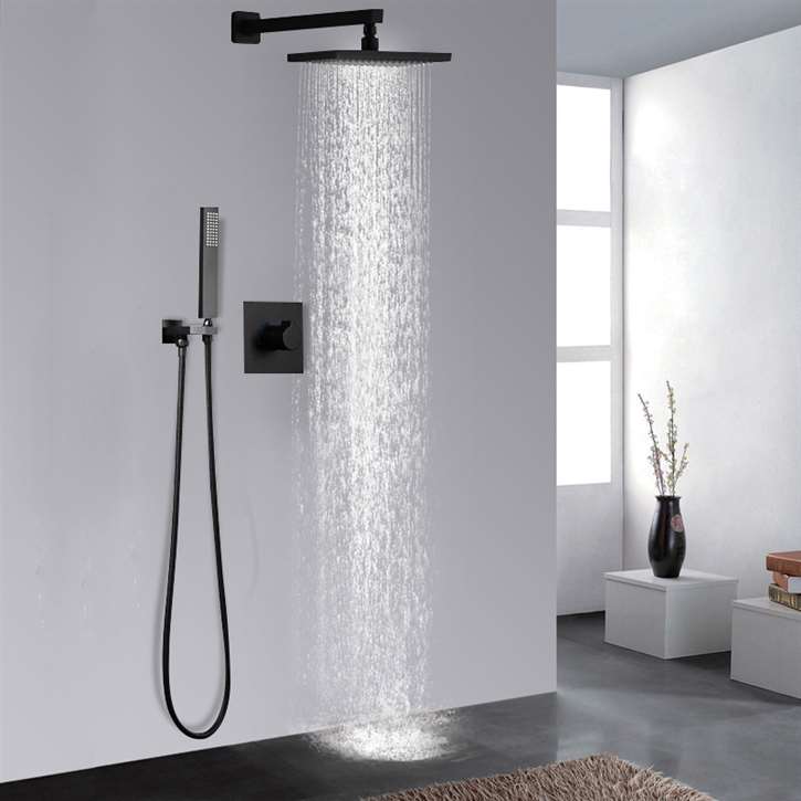 Denver Dark Oil Rubbed Bronze Wall Mount Shower Set