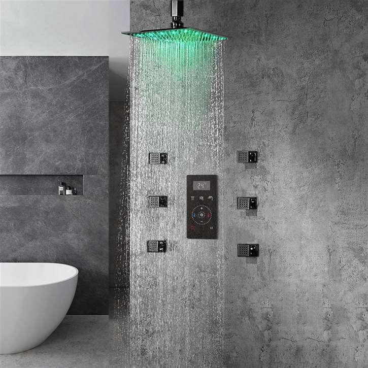 Fontana Milan Touch Screen Digital Temperature Control Mixer