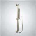 Brushed Nickel 1-Spray Handheld Shower in Brushed Nickel