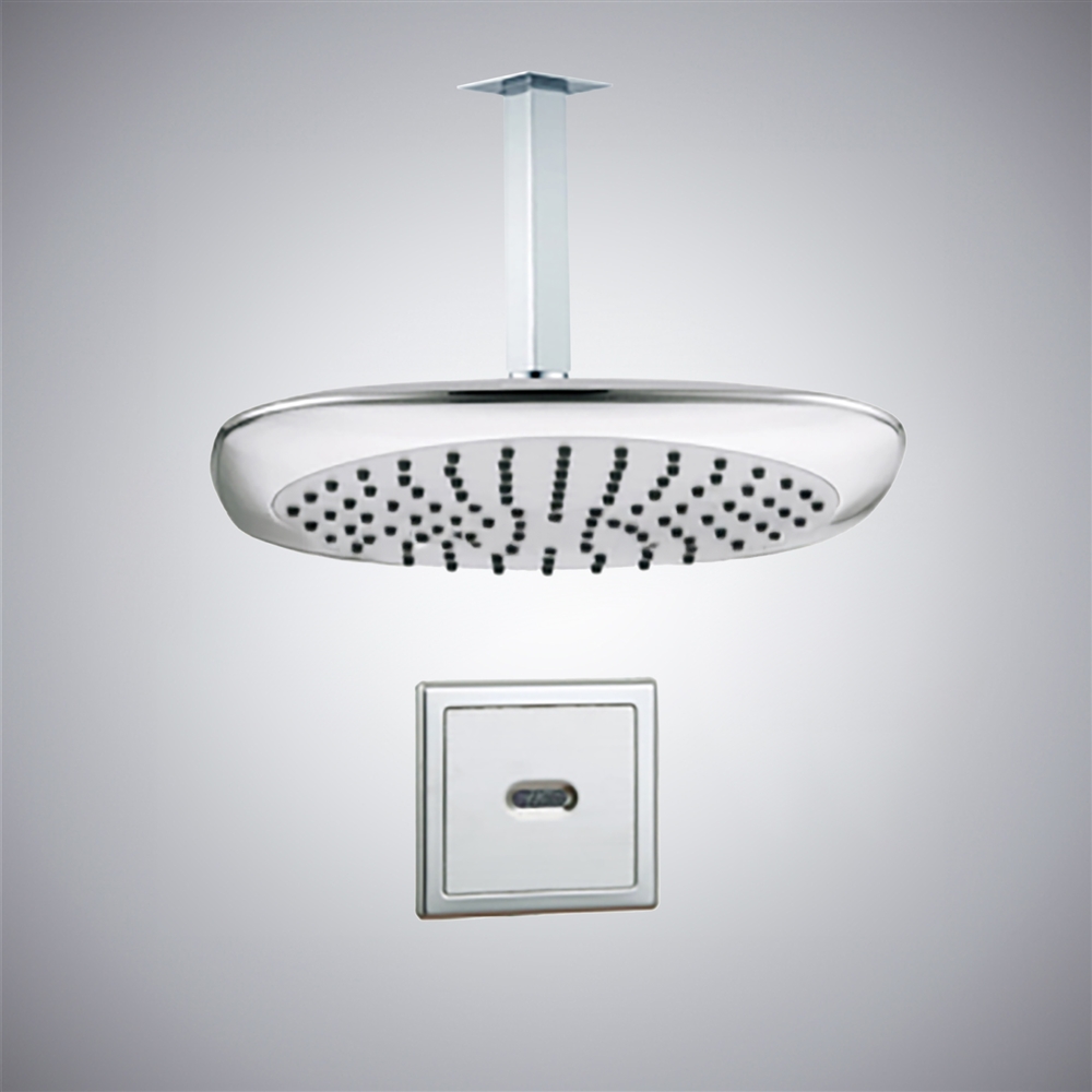 Fontana Rio Ceiling Mount Rainfall Touchless Automatic Infrared Sensor Shower Head