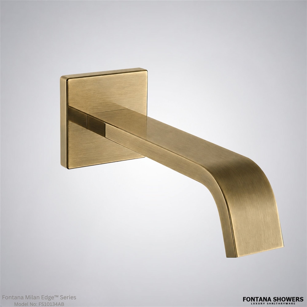 Antique brass wall sensor faucet