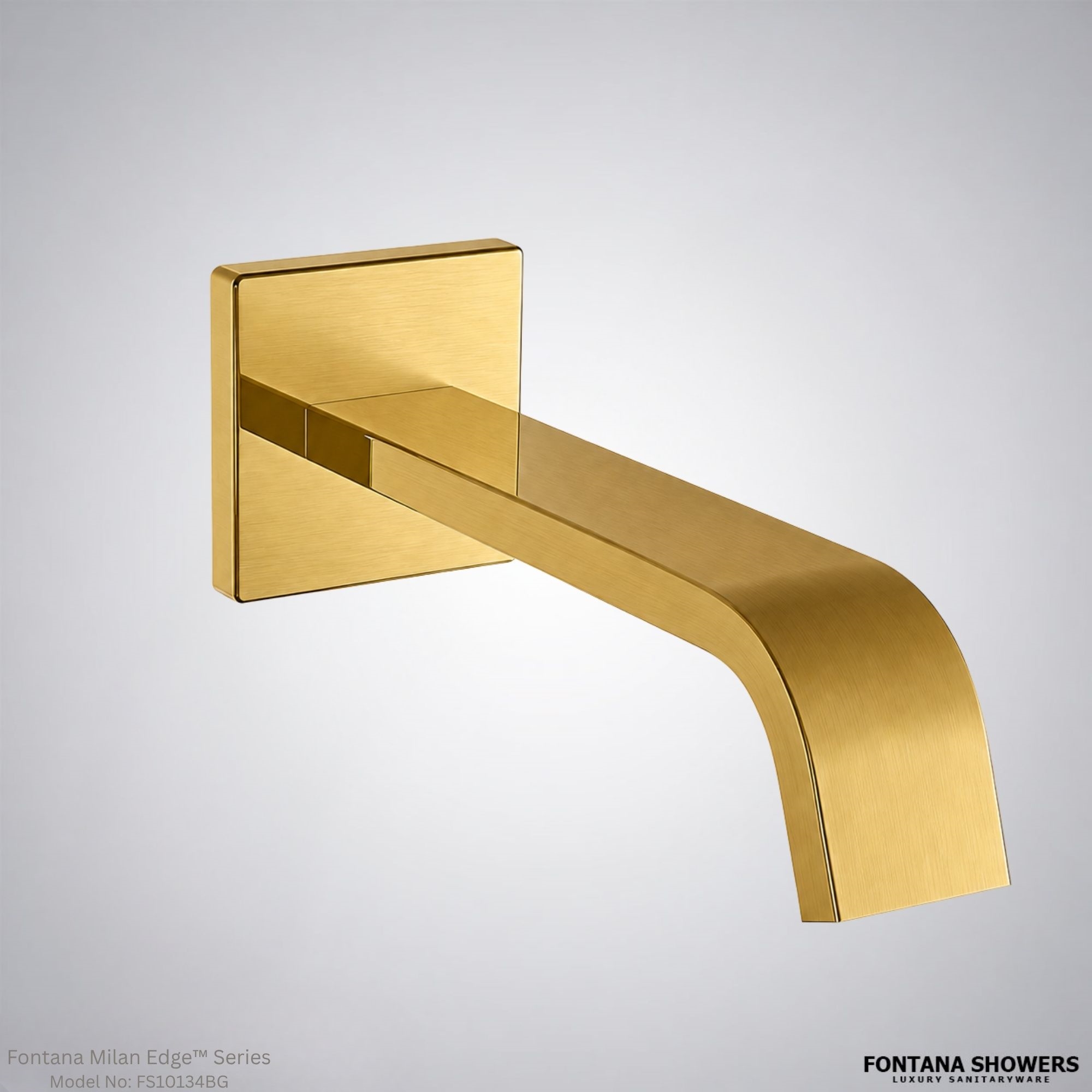 Milan Edge Series Brushed Gold Touchless Faucet FS10134BG