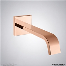 Rose gold wall sensor faucet