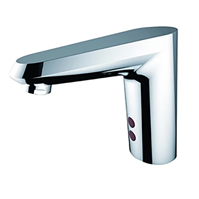 Fontana Reno Commercial Deck Mount Hands Free Automatic Sensor Chrome Faucet