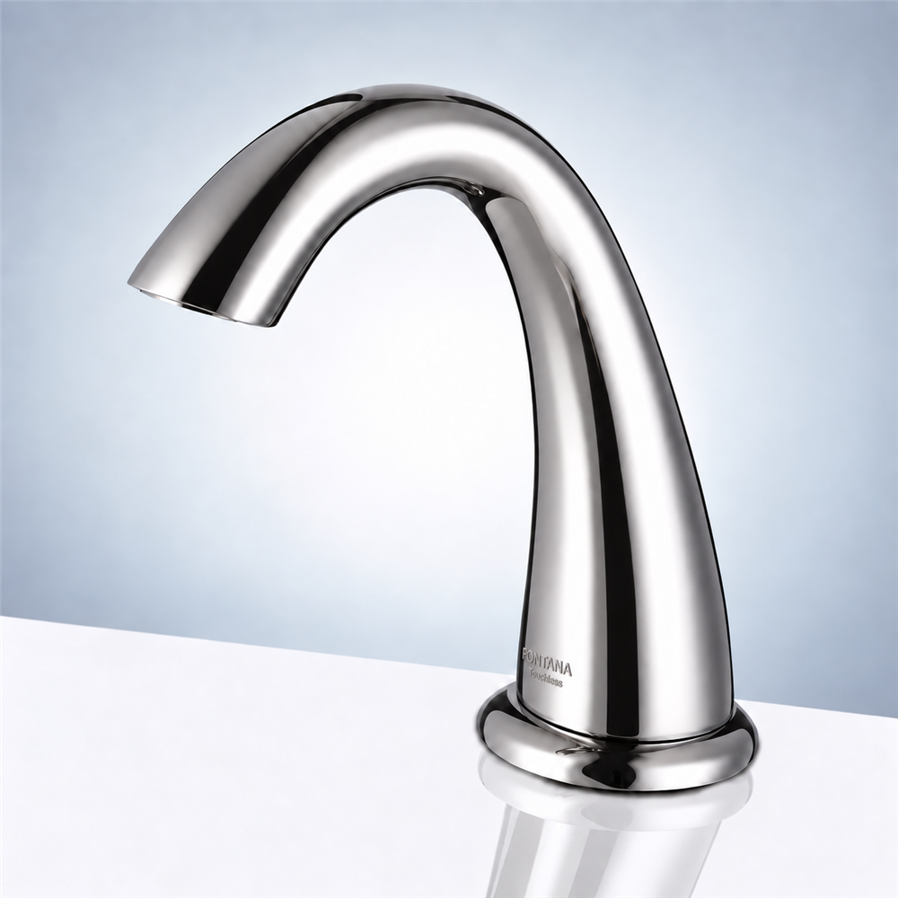 Fontana Texas Commercial Deck Mount Chrome Finish Automatic Sensor Faucet