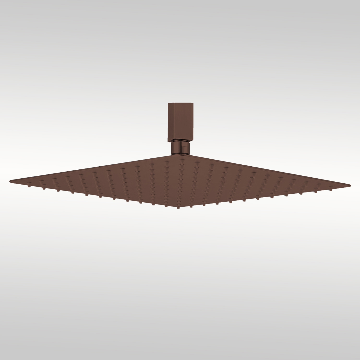Fontana Light Oil Rubbed Bronze Thin Square Rainfall Shower Head