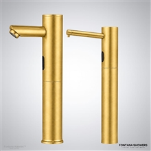 Brushed gold touchless pair
