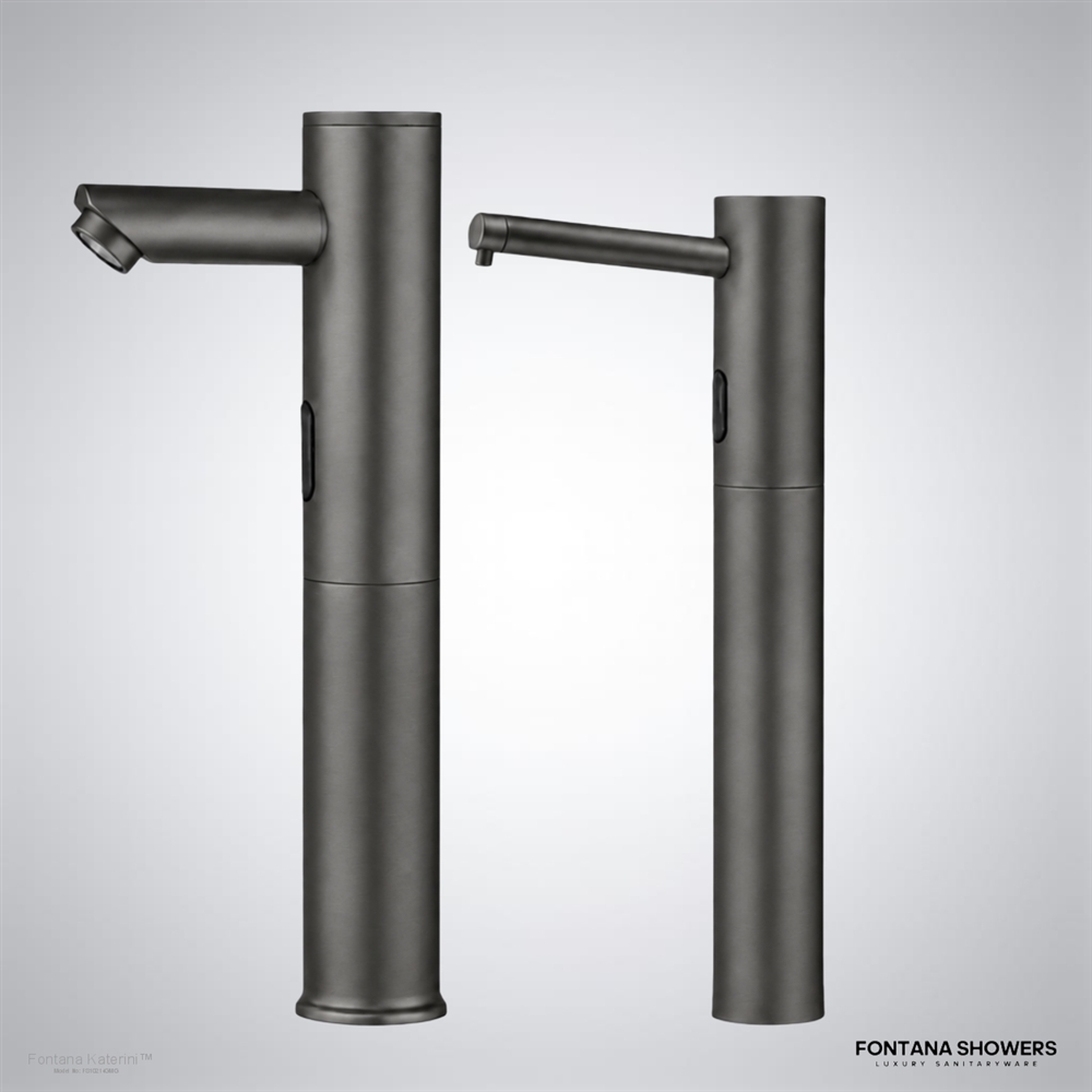 Gun metal gray fixture pair