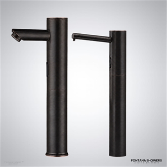 Oil rubbed bronze touchless pair