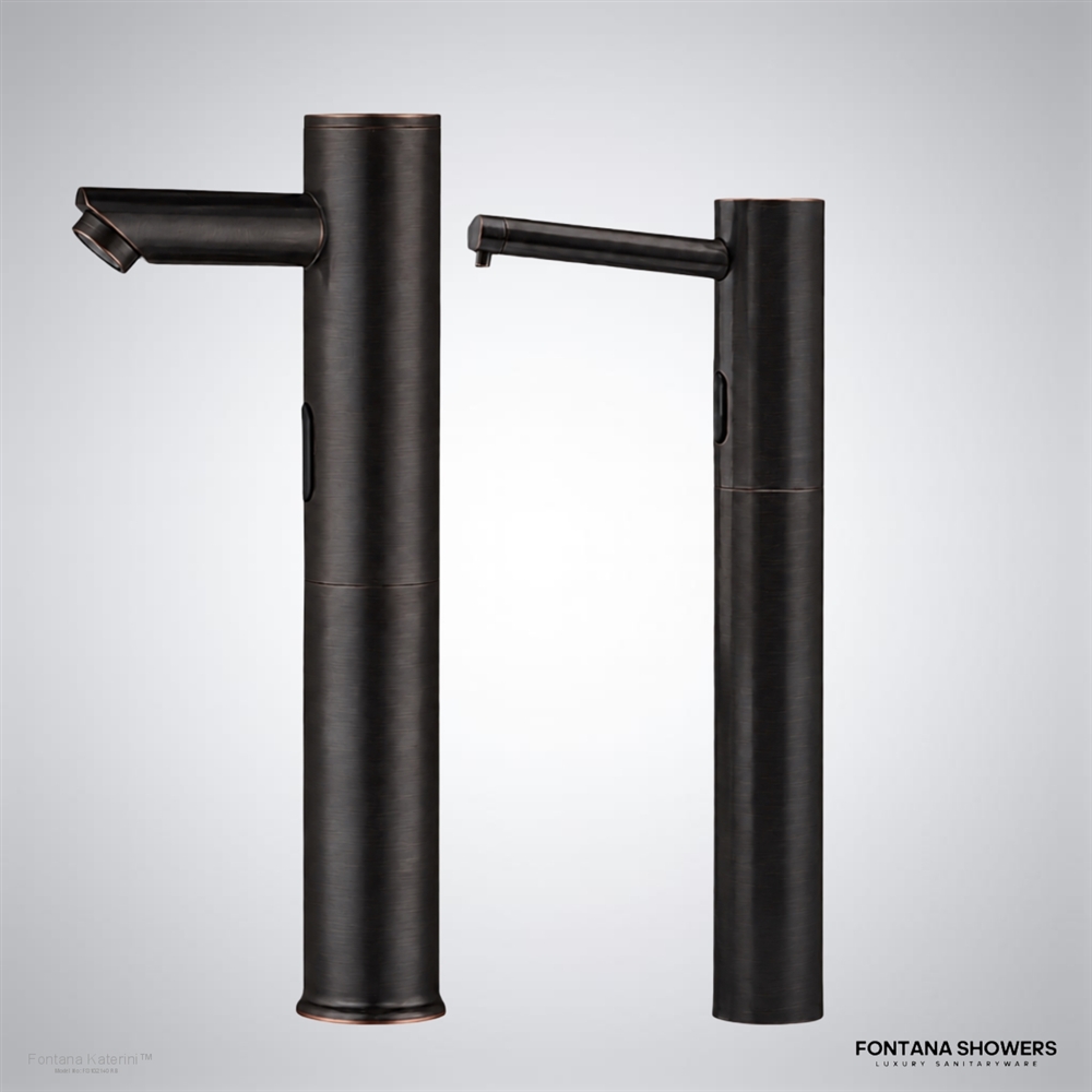 Oil rubbed bronze touchless pair