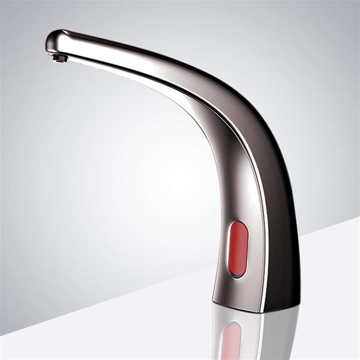 Fontana brushed nickel automatic liquid foam soap dispenser