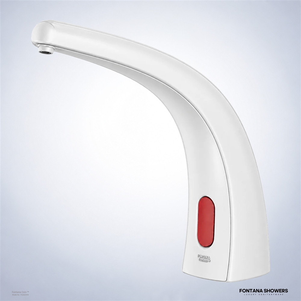 Matte white sensor dispenser