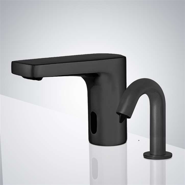 Fontana Commercial Dark Oil Rubbed Bronze Touch less Automatic Sensor Faucet with Automatic Soap Dispenser for Restrooms