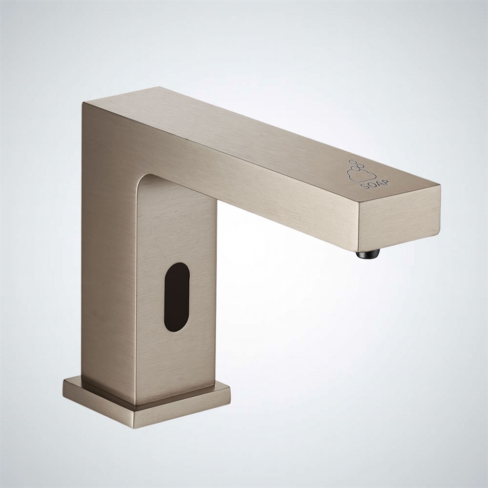 FontanaPureTouch Brushed Nickel Touchless Sensor Soap Dispenser