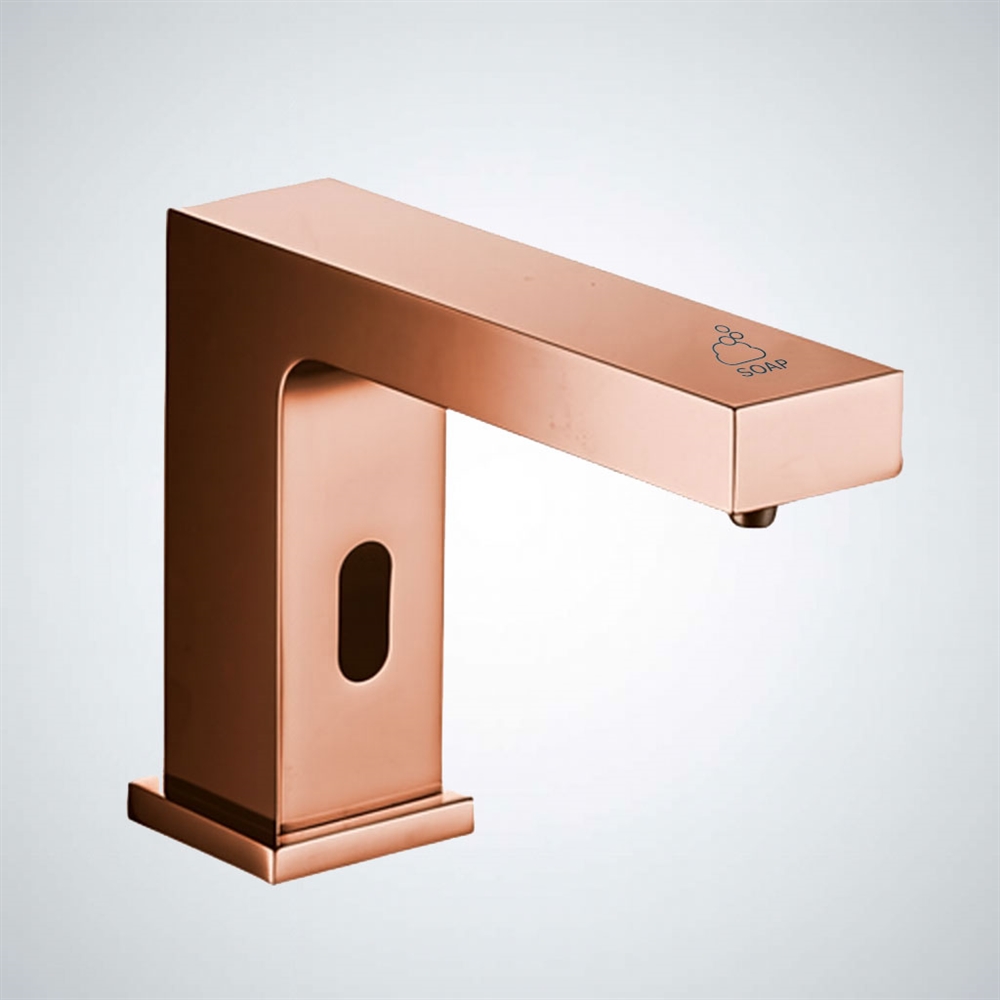 FontanaTouchlessPro Rose Gold Touchless Soap Dispenser