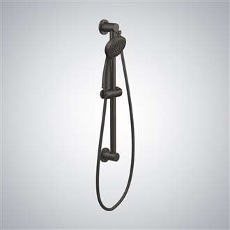 Oil Rubbed Bronze Handheld Round Shower 1-Spray Handheld Shower FS1029-ORB Handheld Shower with 69-inch Hose  â€“ Fontana Kosvo FS1029-ORB