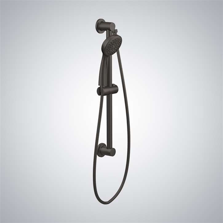 Oil Rubbed Bronze Handheld Round Shower 1-Spray Handheld Shower FS1029-ORB Handheld Shower with 69-inch Hose  â€“ Fontana Kosvo FS1029-ORB