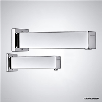 Fontana Wall Mounted Commercial Automatic Sensor Faucet in Chrome