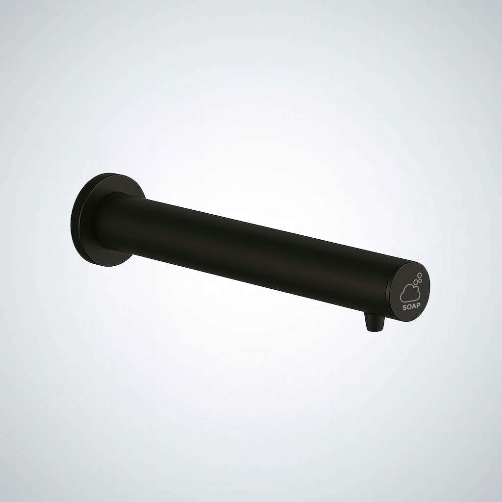 Fontana HydroPure matte black wall mounted automatic sensor soap dispenser