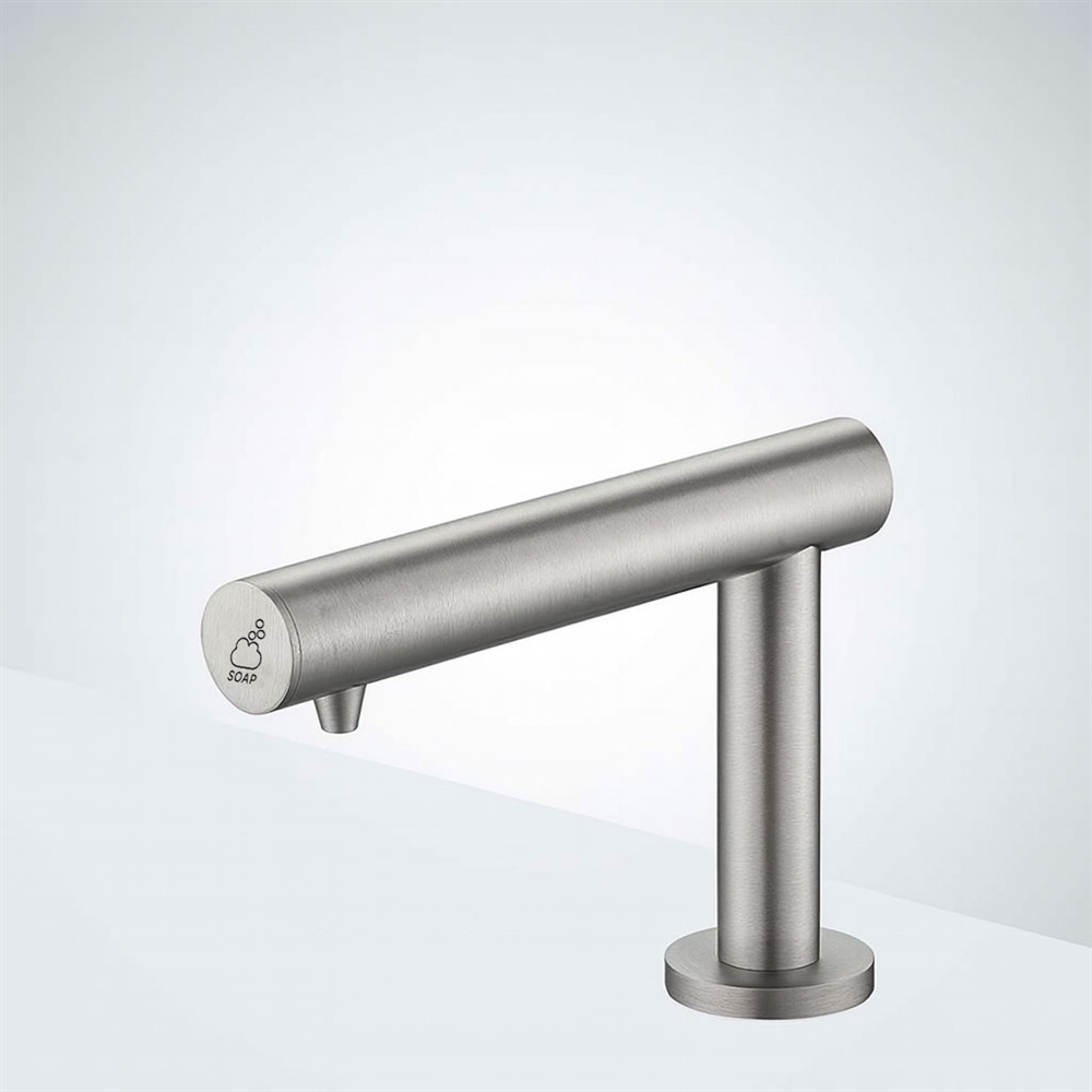 FontanaPearlSense Brushed Nickel Commercial Touchless Liquid Soap Dispenser