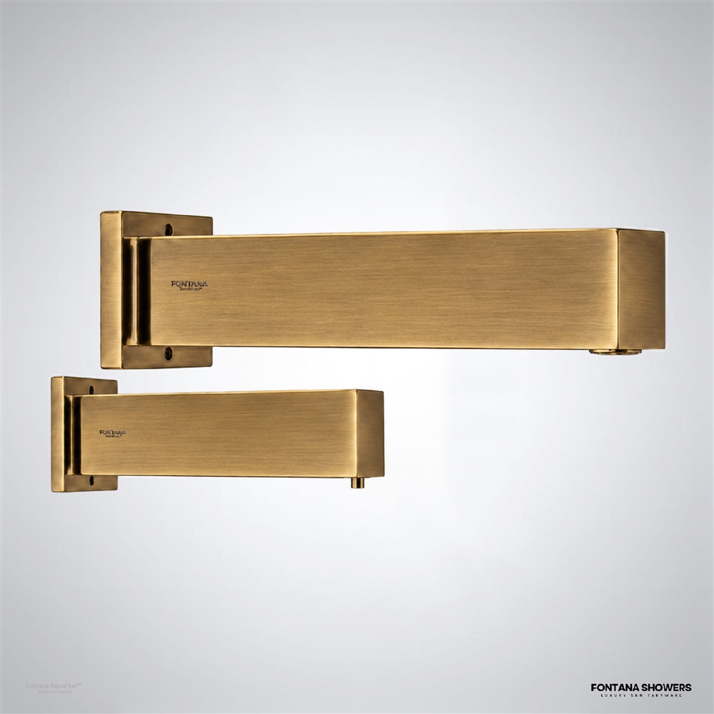 Fontana AquaFlux Antique Brass Touchless Set