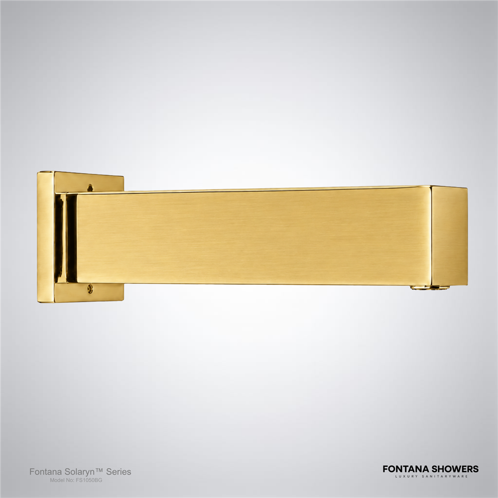 Brushed gold sensor faucet