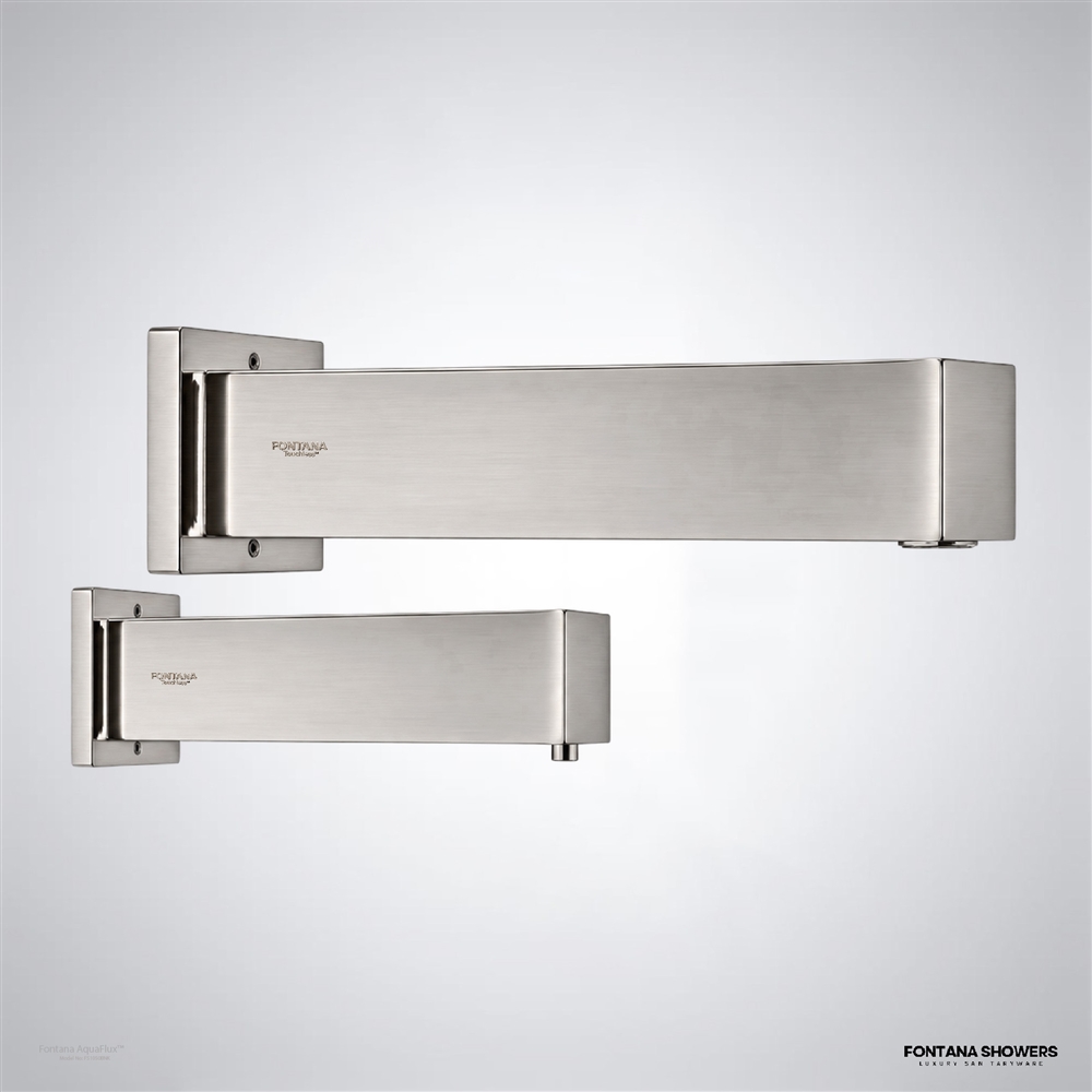 Fontana AquaFlux Brushed Nickel Touchless Set