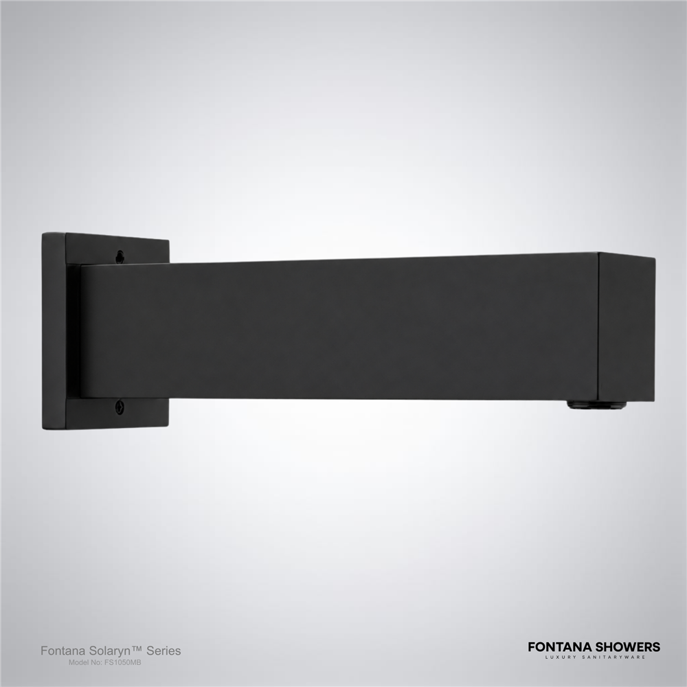 Matte black wall sensor faucet