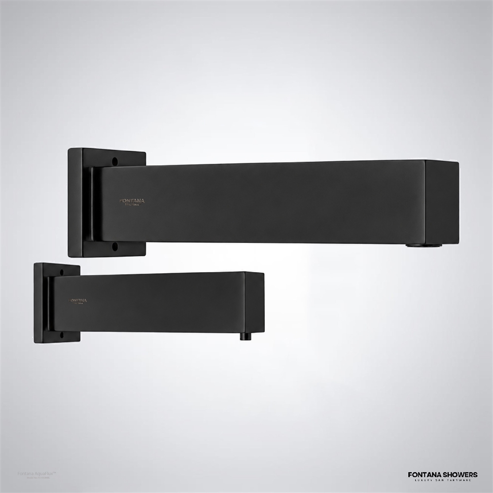 Fontana AquaFlux Matte Black Touchless Set