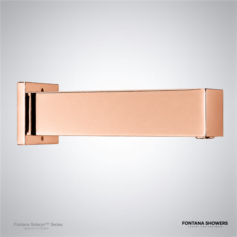 Rose gold touchless faucet