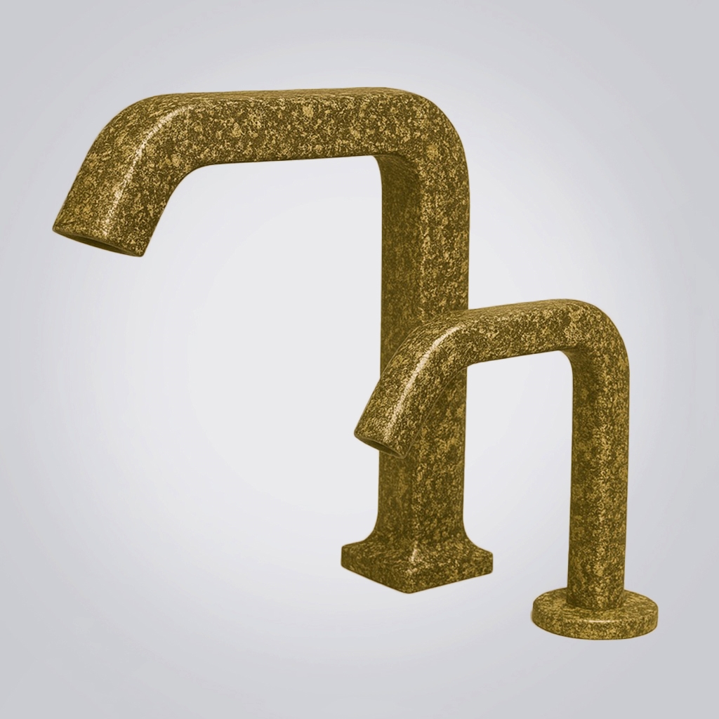 Fontana AuraClean Granite Champagne commercial touchless sensor faucet
