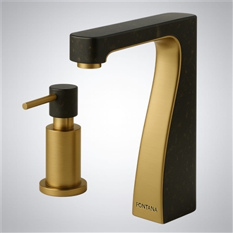 Fontana Skyline Curveâ„¢ â€“ Granite & Gold Dual-Tone Luxe