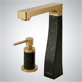 Fontana Skyline Curveâ„¢ â€“ Granite & Gold PVD Fusion