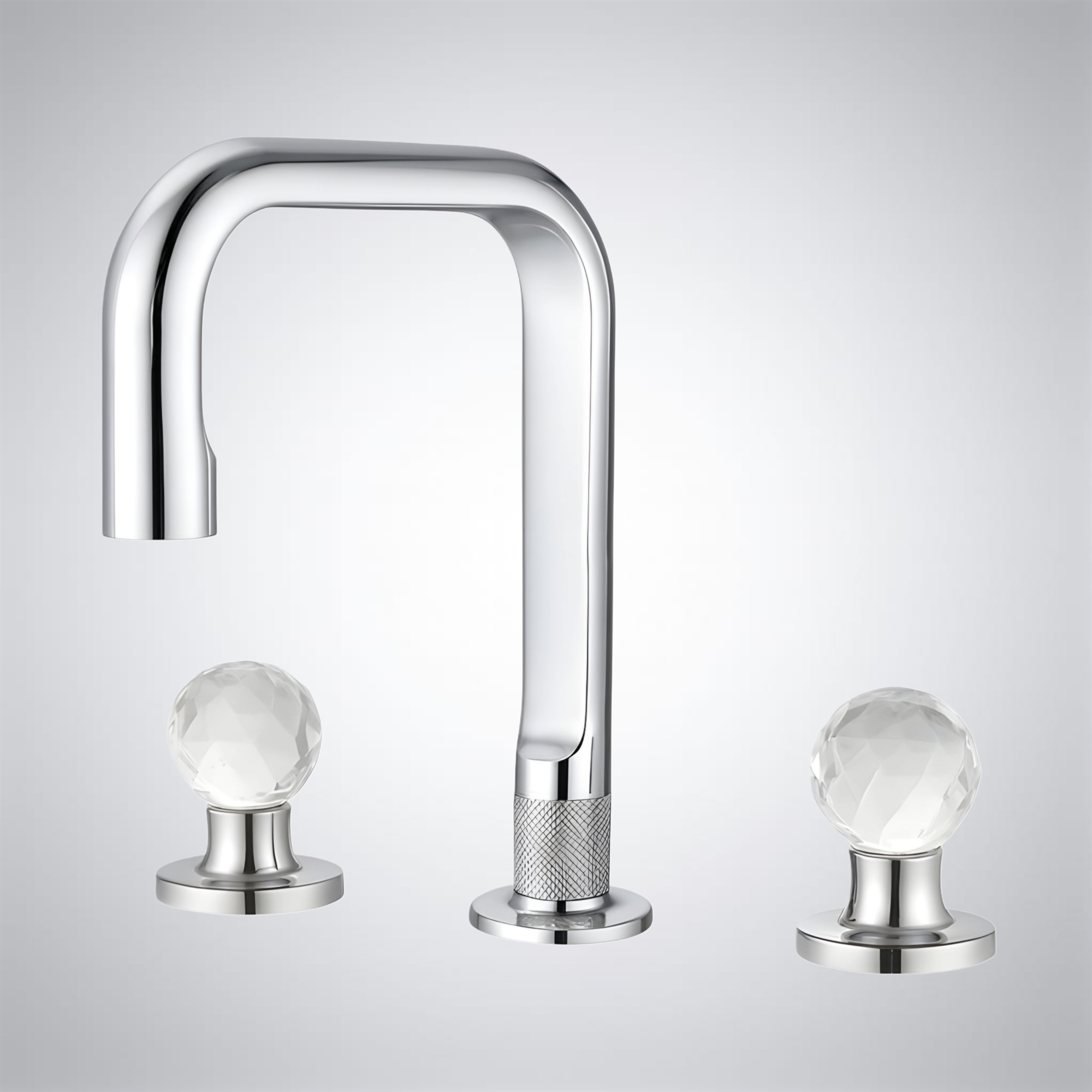 Fontana SilqFlow Chrome Luxury Bathroom Faucet
