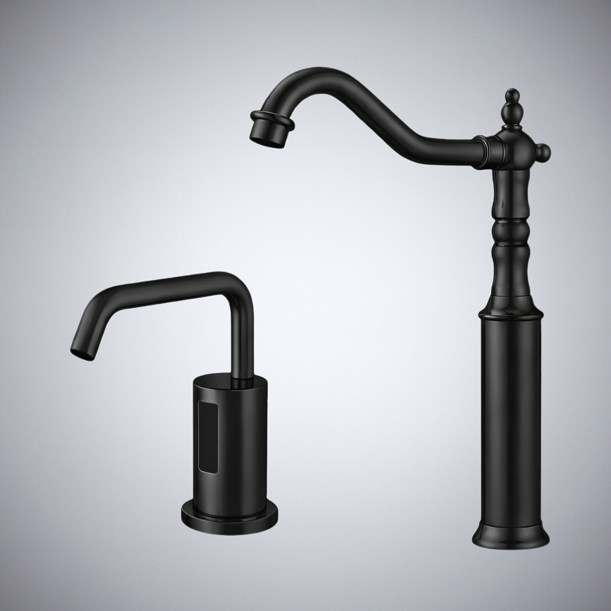 FS10643MB Fontana Syncra touchless faucet in Matte Black
