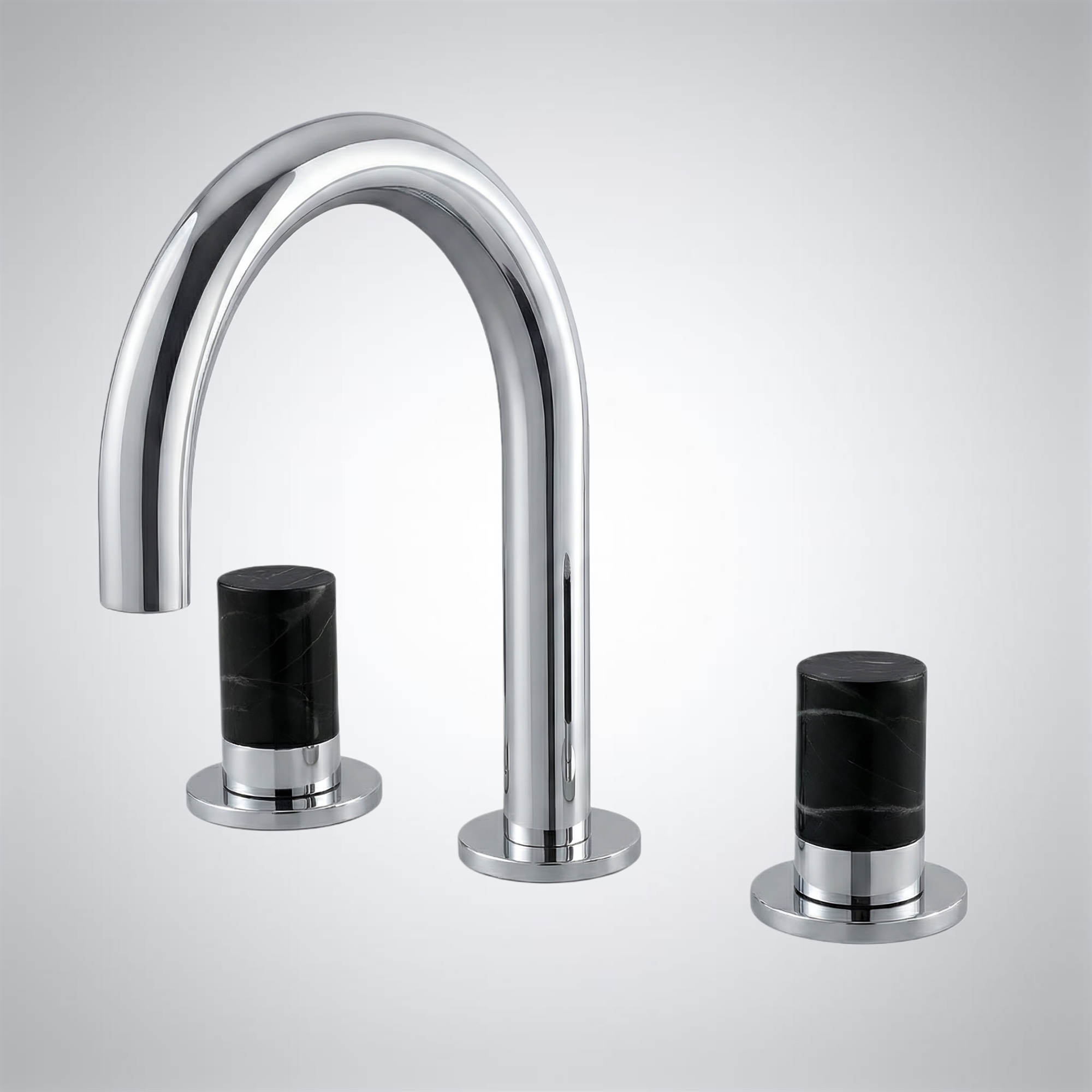 Fontana HydroGlint Chrome Deck Mounted Basin Faucet