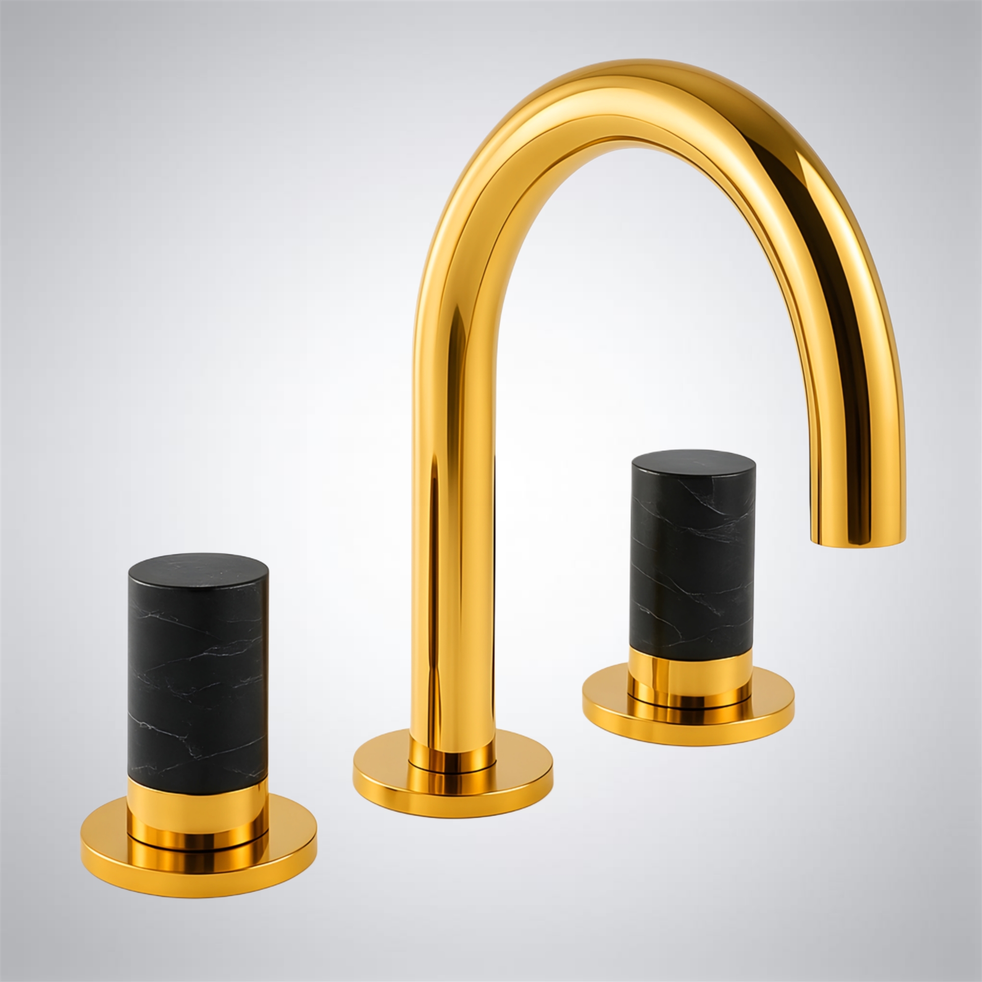 Fontana HydroGlint Polished Gold Basin Faucet