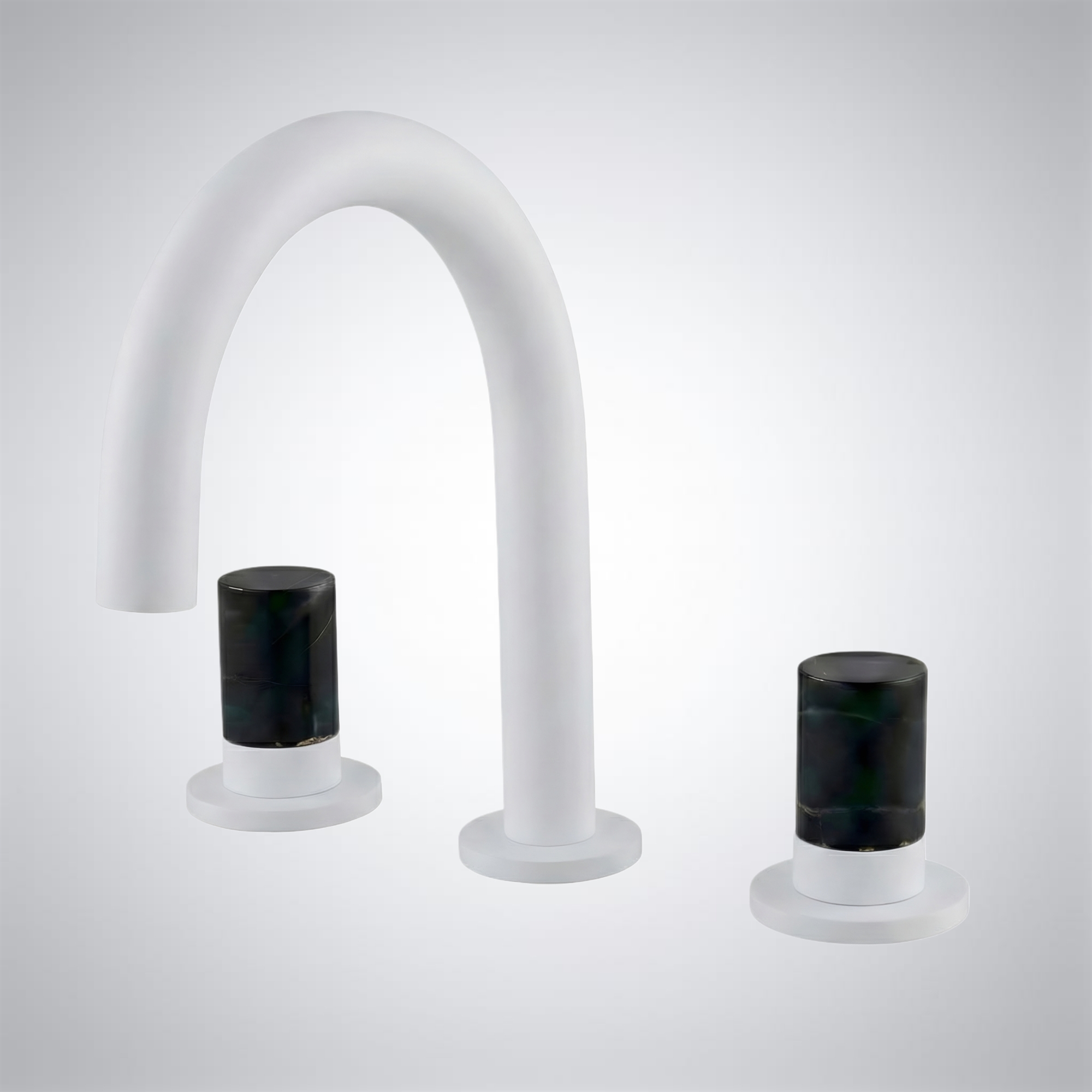 Fontana HydroGlint Matte White Basin Faucet